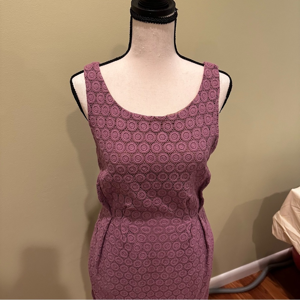 Maeve eyelet mini dress